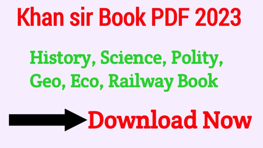 Khan sir gk gs Book pdf