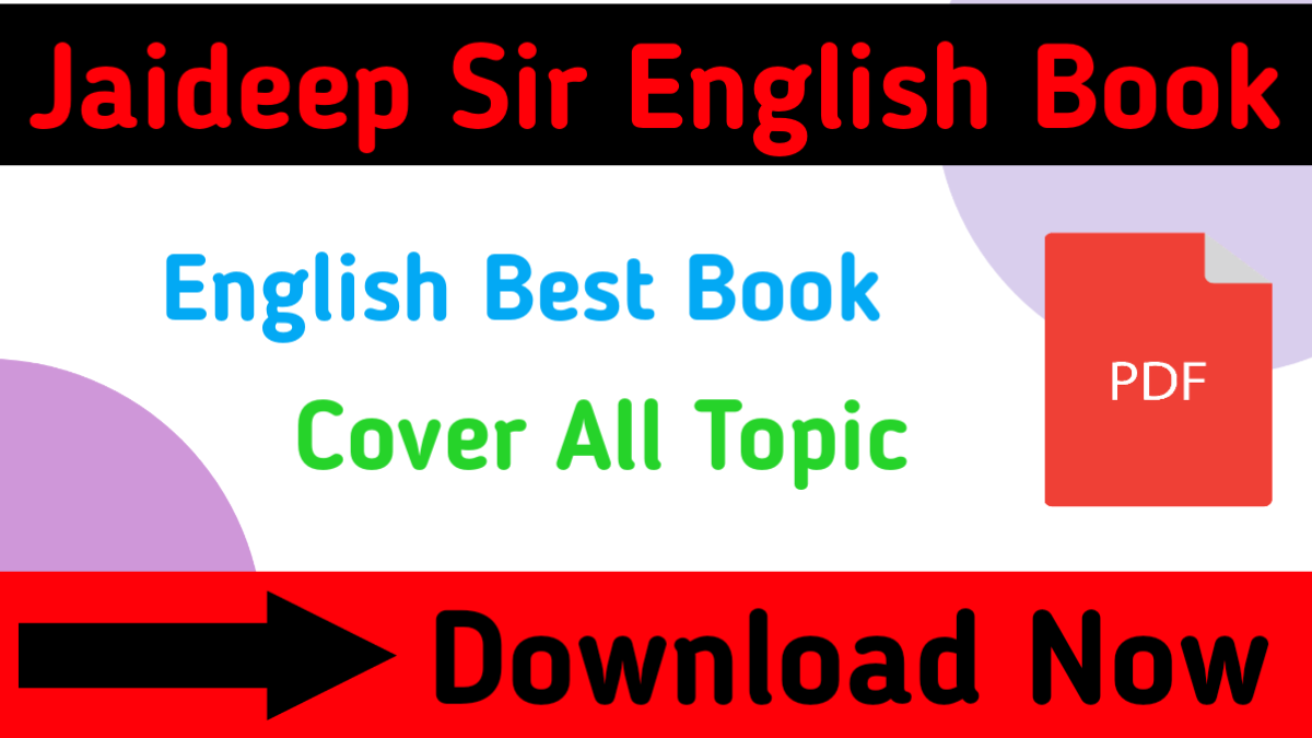jaideep sir english book pdf